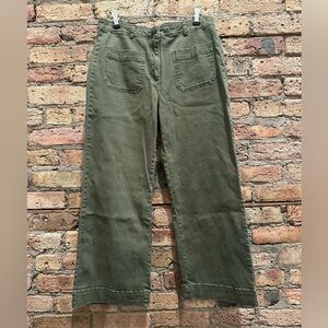 Hayes - Wide Leg Pants - Size 4 Petite - Green